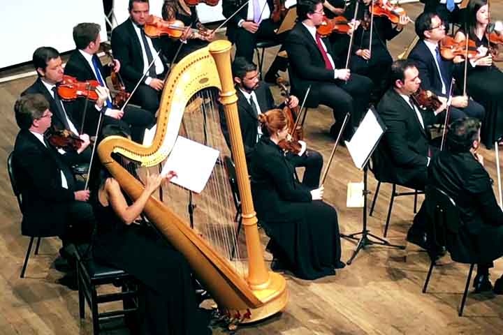 Hoje a harpa Ã© usada em orquestras e apresentaÃ§Ãµes solo, especialmente na mÃºsica clÃ¡ssica e new age, para criar atmosferas calmas e introspectivas.