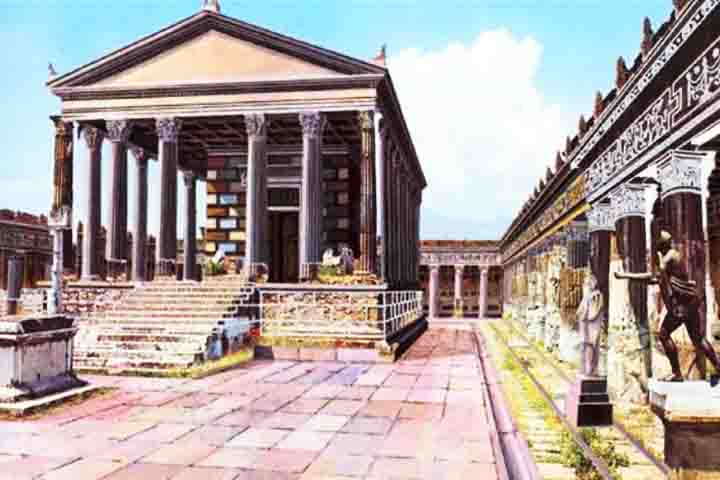O afresco já passou a fazer parte das visitas guiadas de turistas em Pompeia, no sul da Itália.
