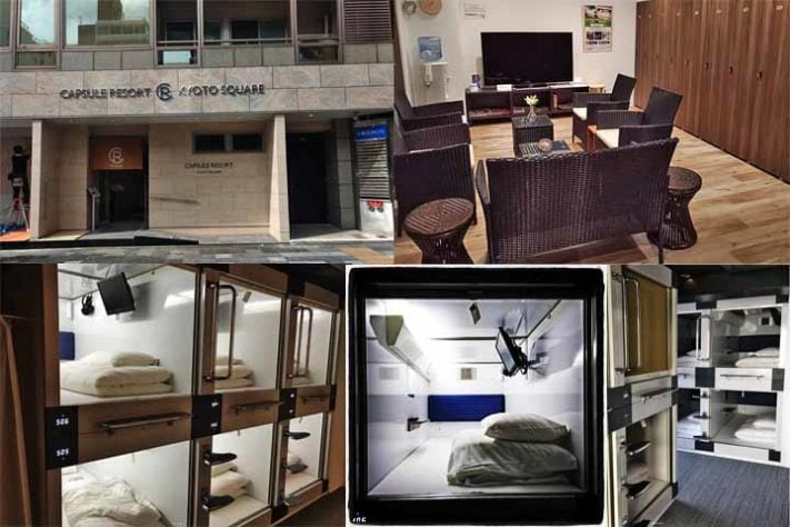 Capsule Ryokan Kyoto - Hotéis-cápsula no Japão - Reprodução de Instagram