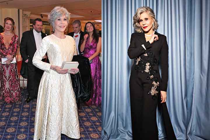 Além das duas estatuetas, Jane Fonda foi indicada outras cinco vezes ao Oscar. a primeira foi em 1970 por “A Noite dos Desesperados”, e a última em 1987 por “A Manhã Seguinte”. 
