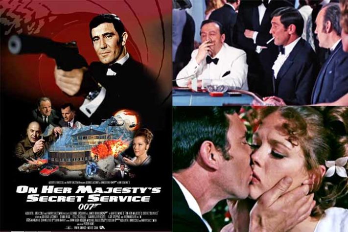 George Lazenby, 007 - A Serviço Secreto de Sua Majestade (1969) - Intérpretes de James Bond, 007, no Cinema - Divulgação