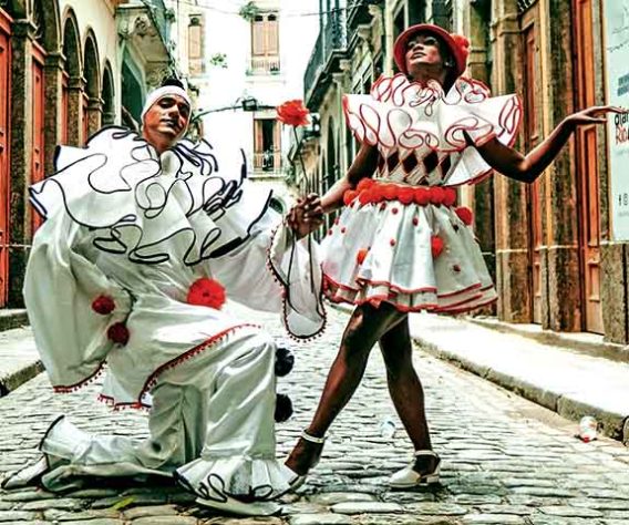 Arlequim, Pierrot e Colombina