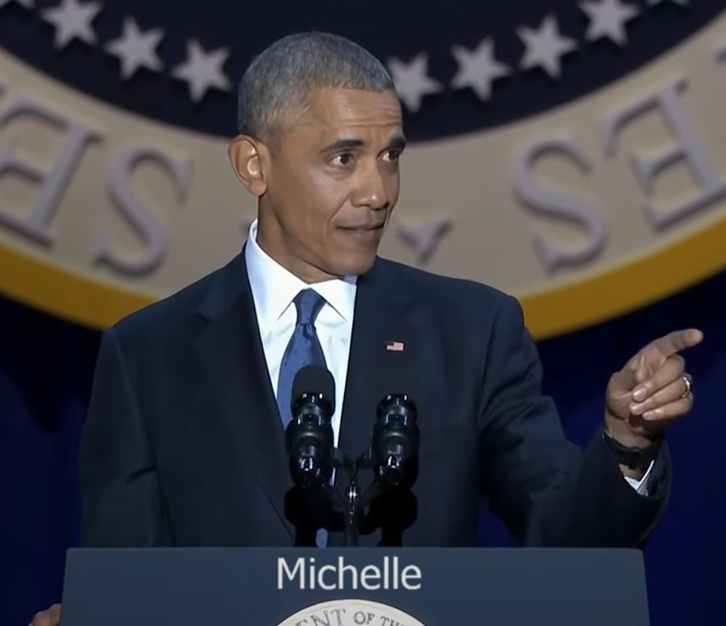 BARACK OBAMA - Político americano, ex-presidente dos Estados Unidos.  Nascido no Havaí em 4/8/1961. -Youtube/ 
Rádio Comercial
