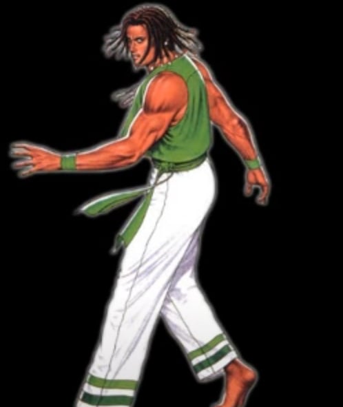 Personagem: Bob Wilson - Bob Wilson é mais um personagem que tem relação com a capoeira, porém ele participa do jogo Fatal Fury.-Reprodução/ Fatal Fury