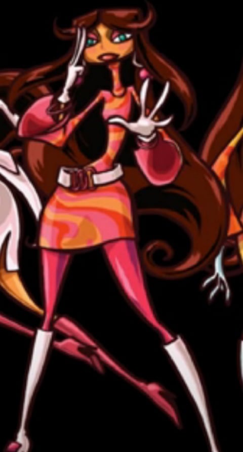 Personagem: Milla Vodello - Essa personagem é marcante no jogo Psychonauts, sendo que suas habilidades são levitar e também de mandar muito na dança.-Reprodução/ Psychonauts
