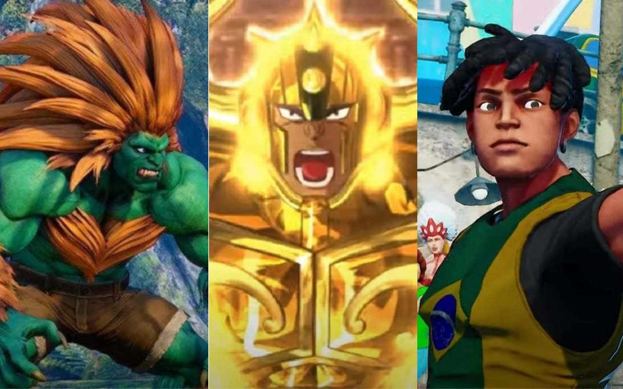 Vinte personagens de games que são brasileiros - Montagem Flipar