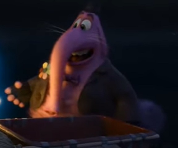 Personagem: Bing Bong - Filme: Divertida Mente - Amigo imaginário de Riley, Bing Bong se tornou um dos personagens mais lembrados do filme Divertida Mente, sucesso da Disney/Pixar no ano de 2015.