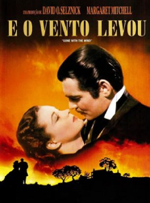15º lugar - E o Vento Levou - Direção:  Victor Fleming - Ano do Oscar: 1940 - 8 Oscars em 13 indicações.
