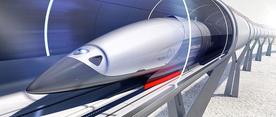 O intuito do Hyperloop é permitir viagens de alta velocidade, aproximadamente 1.200 km/h, entre cidades. A proposta idealiza transformar um voo de três horas e meia em uma viagem de 30 minutos.-Divulgação/HyperloopTT