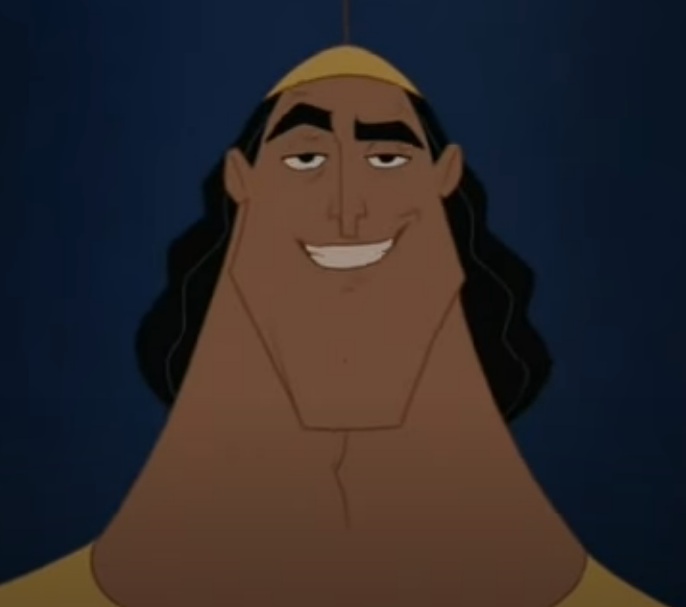 <p> Kronk – Ajudante atrapalhado de Yzma em A Nova Onda do Imperador, lembrado por sua ingenuidade e bondade. Apesar de servir a vilã, tem um coração puro, adora cozinhar e conversar com seu “anjinho e diabinho” da consciência.</p>

