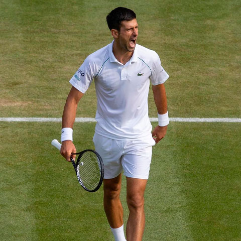 Novak Djokovic: O tenista, um dos maiores campeões da história desse esporte, nasceu na Sérvia.