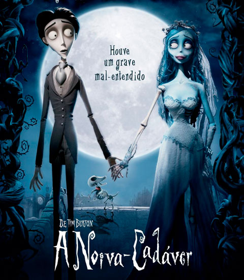 A história de Emily é narrada no filme de animação “A noiva-cadáver”, de 2005, produzido pelo famoso cineasta Tim Burton, o mesmo que fez Os Fantasmas se Divertem.-Divulgação