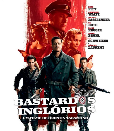 O filme “Bastardos inglórios” foi dirigido por Quentin Tarantino em 2009. Apesar do trauma e da dor, anos depois ela consegue traçar um plano, independentemente dos Bastardos, para eliminar o alto comando nazista.-Divulgação