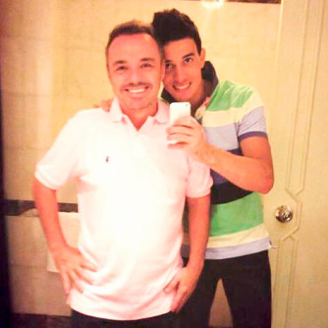 Gugu com Thiago Salvático