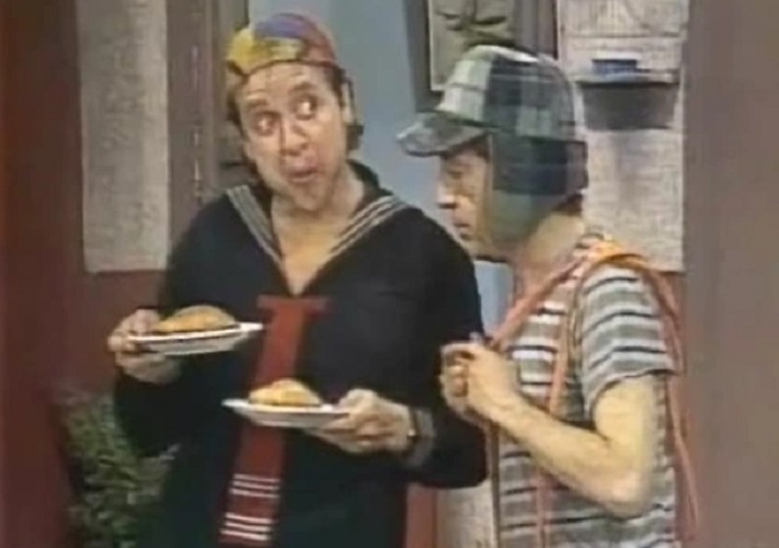 Curiosidade 8: Lanche preferido que pouco comeu - Todo mundo sabe que o lanche preferido de Chaves era o sanduíche de presunto. Porém,  analisando bem todos os episódios, percebe-se que ele só comeu sua iguaria predileta em poucas ocasiões.-Reprodução/Chaves