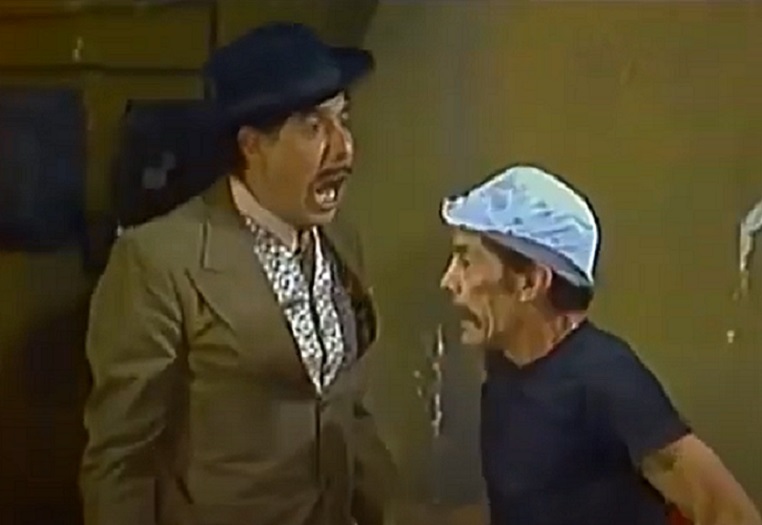 Curiosidade 9: “Ta ta ta ta ta” foi inspiração de infância - O ator Rubén Aguirre, que interpretou o romântico professor Girafales, afirmou que a famosa expressão “ta ta ta ta ta” foi inspirada em um professor da sua infância, que se chamava Celayo Rodríguez.  O ator morreu em 17/6/2016, aos 82 anos. -Reprodução/Chaves