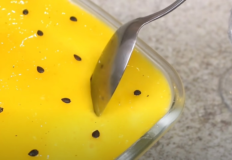 tem uma textura suave e delicada, com o equilíbrio perfeito entre o doce e o toque ácido do maracujá. Refrescante e fácil de preparar, agrada a muitos paladares.