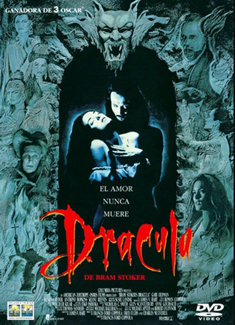 Drácula rendeu muitos filmes. Um deles é tão fiel ao livro que inclui o autor no título: "Drácula de Bram Stoker", de Francis Ford Coppola, estrelado por Gary Oldman, Winona Ryder e Keanu Reeves, em 1992