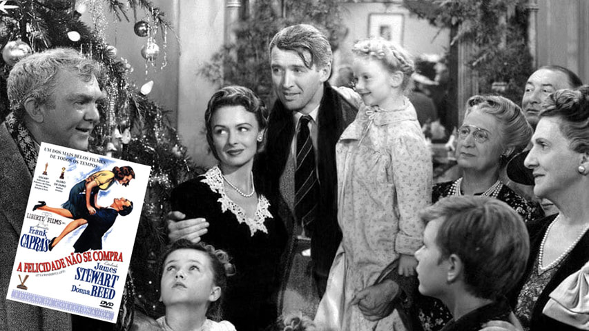 #8. “A Felicidade Não Se Compra” (1946): Além de ocupar o oitavo lugar na lista, "A Felicidade Não Se Compra" já foi considerado o filme mais inspirador de todos os tempos, em votação promovida pelo “American Film Institute” (AFI).