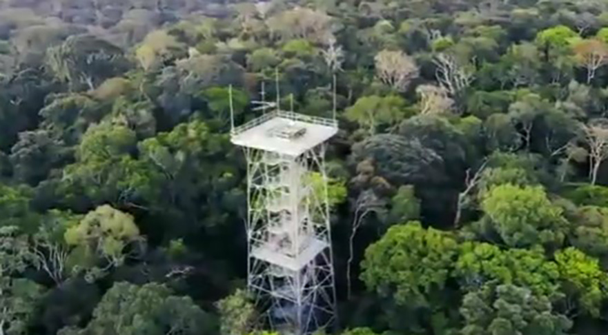 Museu da Amazônia (Manaus): Fundado em 2009, este museu a céu aberto fica na Reserva Florestal Adolpho Ducke.  Tem torres para observação da floresta (foto), tendas de exposição e pavilhões com referências a temas indígenas, fauna e flora.-Reprodução - vídeo institucional 