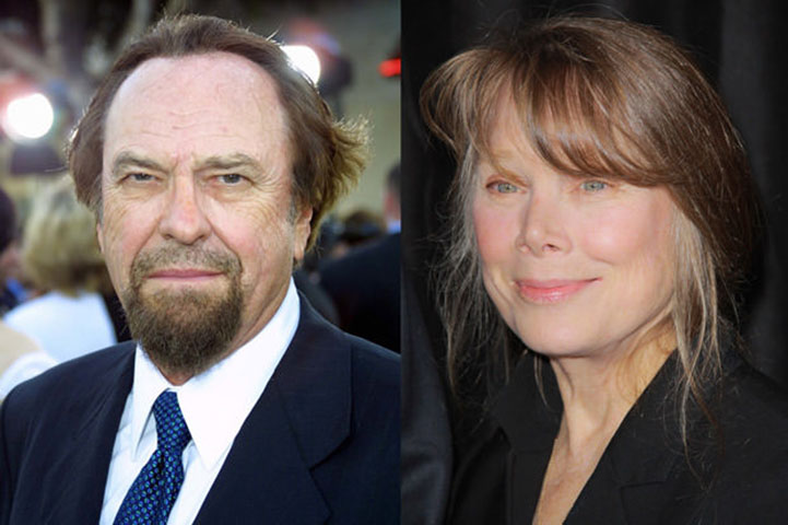 Sissy Spacek e Rip Torn - A atriz e cantora recebeu vários prêmios, inclusive um Oscar por 