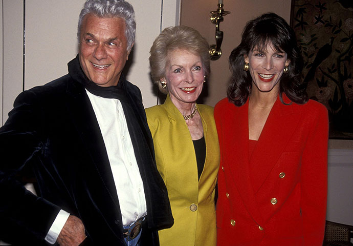 Tony Curtis, Janet Leigh e Jamie Lee Curtis - Janet, morta aos 77 anos (2004) é célebre pelo terror 