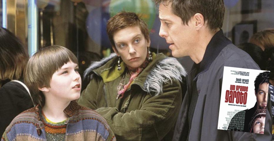 Um Grande Garoto (2001) - Hugh Grant interpreta um homem que inventa ter filho para participar de reuniões de pais solteiros e, com isso, ter a chance de conhecer mães solteiras. E eis que o Réveillon chega. 