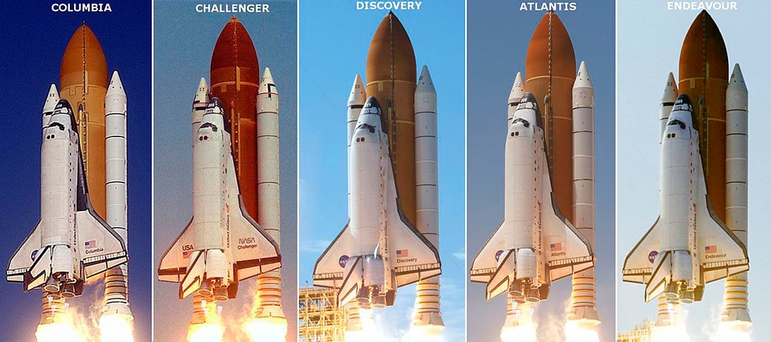Criado em 1982, o Challenger foi ao espaço 10 vezes ao longo de 3 anos de operação, tornando-se o ônibus espacial com menos missões realizadas. Ele fazia parte de um grupo de 5 ônibus espaciais (sendo que o Columbia também explodiu).