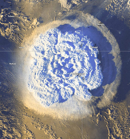 Erupção Vulcão em Tonga