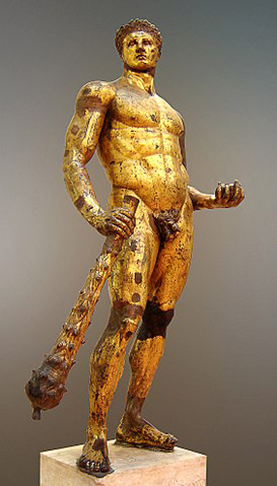  O historiador romano Tácito, que viveu no primeiro século depois de Cristo, via semelhanças entre Thor e Hércules (foto), herói da mitologia grega, por causa da imensa força de ambos. 