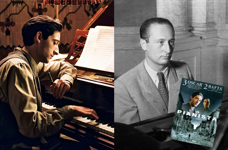 Adrien Brody - "O Pianista" (2002) - O ator americano interpretou o pianista polonês Wladyslaw Szpilman (1911-2000). Judeu, ele trabalhou numa rádio de Varsóvia até a invasão da Alemanha Nazista em 1939, quando precisou se refugiar em prédios abandonados e ruínas da cidade. 
