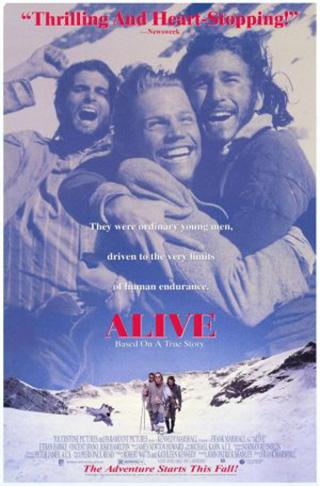 A tragédia já inspirou vários filmes e documentários. O mais famoso deles,"Vivos", foi lançado em 1993, com narração de John Malkovich. O ator Josh Hamilton interpretou Canessa. Ethan Hawke fez o papel de Fernando Parrado.