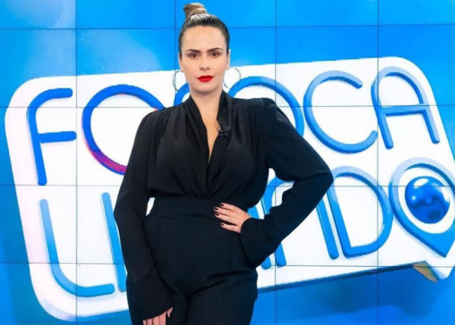 Ana Paula Renault no Fofocalizando  - Gabriel Cardoso/Divulgação SBT