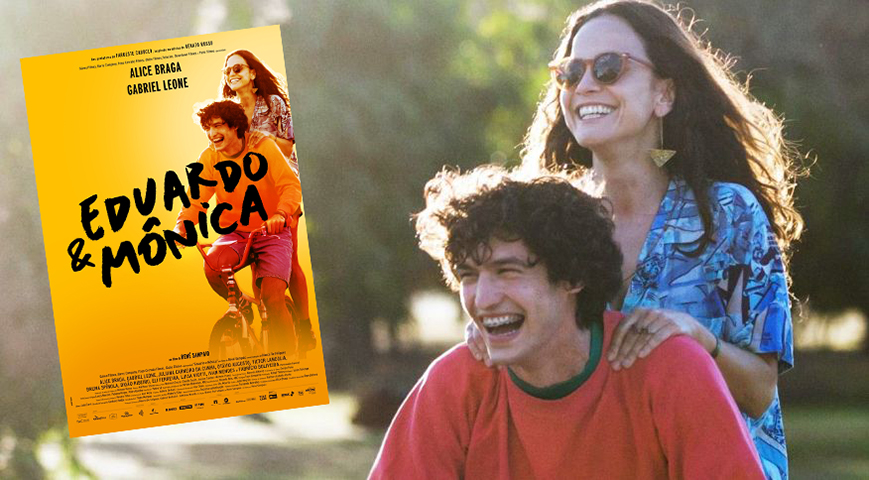 Eduardo e Mônica (2021), de René Sampaio - A música foi inspirada num casal amigo de Renato Russo: Leonice e Fernando Coimbra (no detalhe). O filme de René Sampaio é estrelado por Alice Braga, como a mulher culta e  politizada, e Gabriel Leone, como o jovem fã de novela que joga futebol de botão. Lançada em 1986 pela Legião Urbana, a música até hoje é tocada.