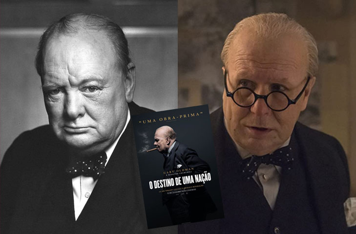 Gary Oldman - "O Destino de Uma Nação" (2017) - O ator britânico viveu um dos ícones da história mundial: Winston Churchill (1874-1965), o poderoso primeiro-ministro da Inglaterra na Segunda Guerra Mundial. Pelo papel, Oldman também ganhou o BAFTA, Globo de Ouro, Screen Actors Guide e Critic's Choice. 