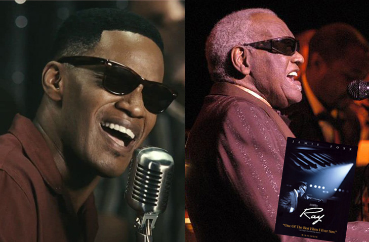 Um dos momentos mais relevantes de sua carreira foi a conquista do Oscar de Melhor Ator pelo papel do cantor Ray Charles no filme 
