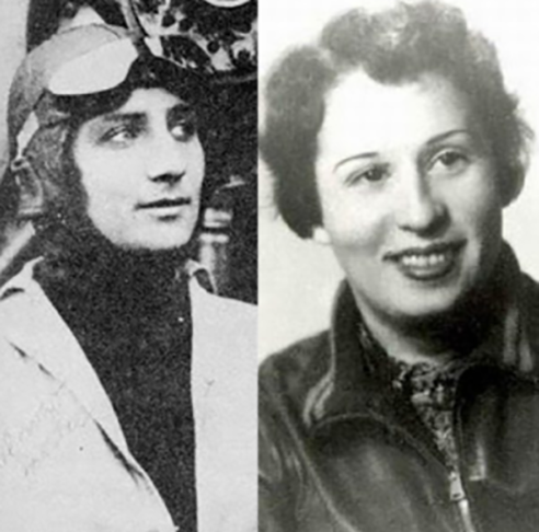 No Brasil, Thereza di Marzo e Anésia Pinheiro Machado foram pioneiras. Fizeram voo solo no mesmo dia (17/3/1922), mas Thereza (à esquerda) é oficialmente a primeira piloto brasileira. 