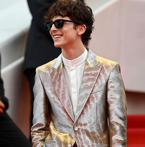 Timothée Chalamet – ator americano com cidadania francesa. Nascido em 27 de dezembro de 1995, em Nova York, chama atenção pelos traços delicados, porte esguio e estilo contemporâneo.