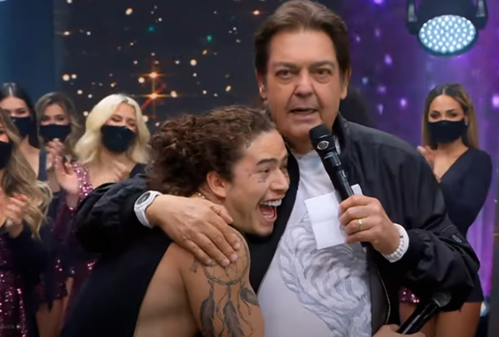 Windhersson Nunes e Faustão - Reprodução/TV Band