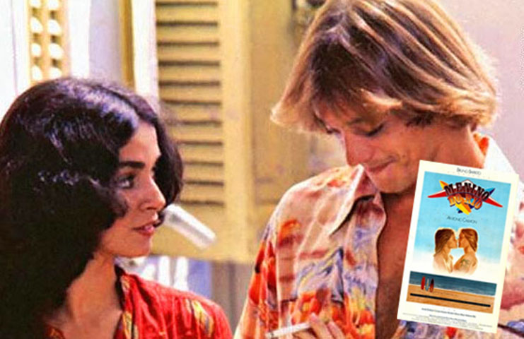 Menino do Rio (1982), de Antônio Calmon - Estrelado por André de Biase, se baseou na canção de Caetano Veloso, gravada por Baby do Brasil (na época Baby Consuelo), trilha da novela 