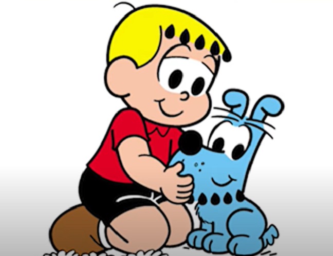 Curiosidade 8: Os quatro personagens principais são Mônica, Cebolinha, Magali e Cascão. Mas a turma começou com Franjinha e Bidu, no ano de 1959. A dupla foi inspirada na infância de Maurício de Sousa, que tinha um cachorro chamado Cuíca. 