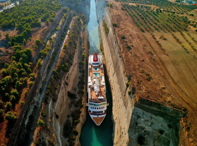 Canal de Corinto - Canais de navegacao do mundo