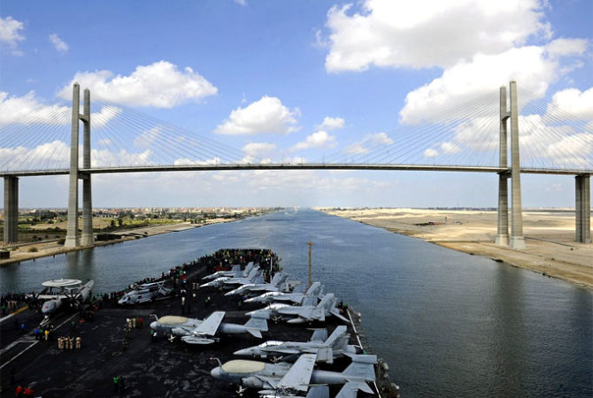 17 de fevereiro marca momento-chave do Canal de Suez, um dos principais do mundo