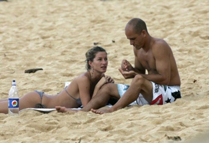 Gisele Bündchen e Kelly Slater