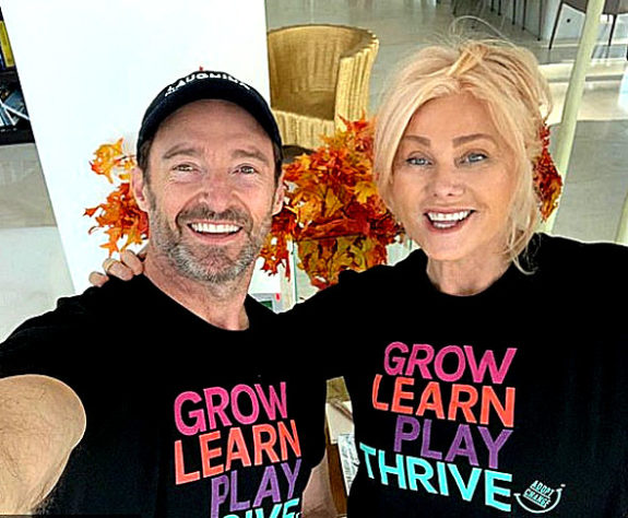 Hugh Jackman e Deborra-Lee Furness