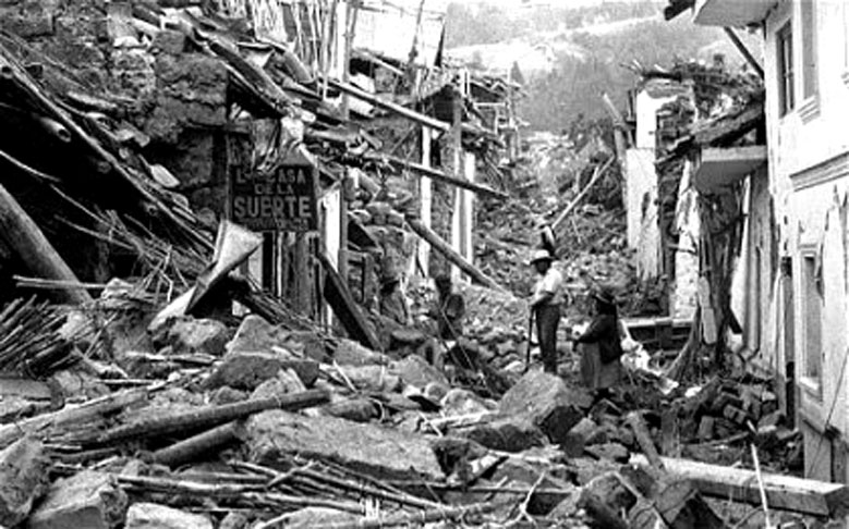 31/01/1906 - Um terremoto perto da cidade portuária de Esmeraldas, no Equador, matou cerca de 1.000 pessoas na costa não apenas deste país, mas também da Colômbia, pois gerou um tsunami que percorreu boa parte do litoral.-Reprodução do Twitter @Geology_History