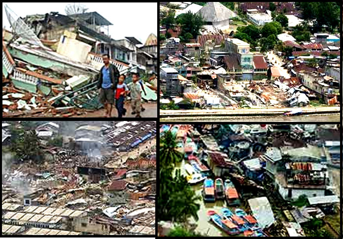 28/03/2005 - Três meses depois, mais um abalo sísmico de magnitude 8,7 na Sumatra deixou 1.000 mortos na Ilha de Nias -Reprodução do site bbc.com/portuguese/noticias/story