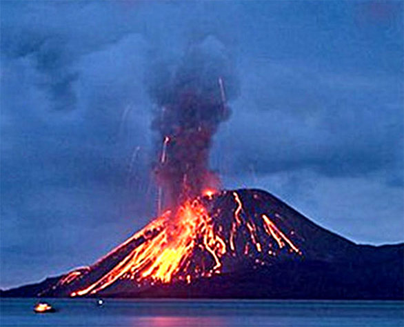 Vulcão Merapi, na Indonésia, 2010