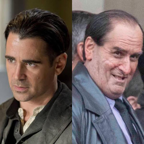 <p>Colin Farrell/ Pinguim: Colin também encarnou Oswald Cobblepot, o Pinguim, um dos mais populares inimigos do homem-morcego. Foi em “The Batman” (2022). Uma composição tão incrível que impressionou seu filho, incapaz de reconhecer o pai.</p>
