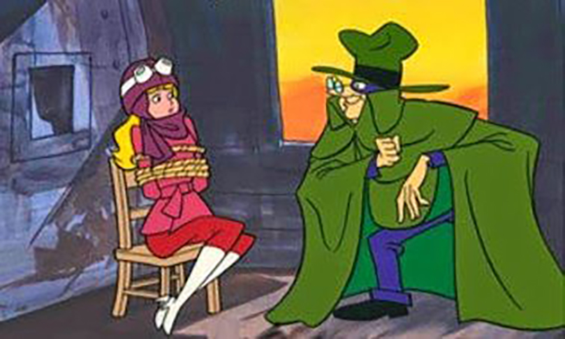 O sucesso na Corrida Maluca levou Dick Vigarista a ganhar uma série de desenhos em 1969, o "Máquinas Voadoras" (1 temporada, 54 episódios). Penélope Charmosa também teve sua série: "Os Apuros de Penélope" (em 1969, 17 episódios). Penélope se metia em enrascadas e era salva pela Quadrilha da Morte.